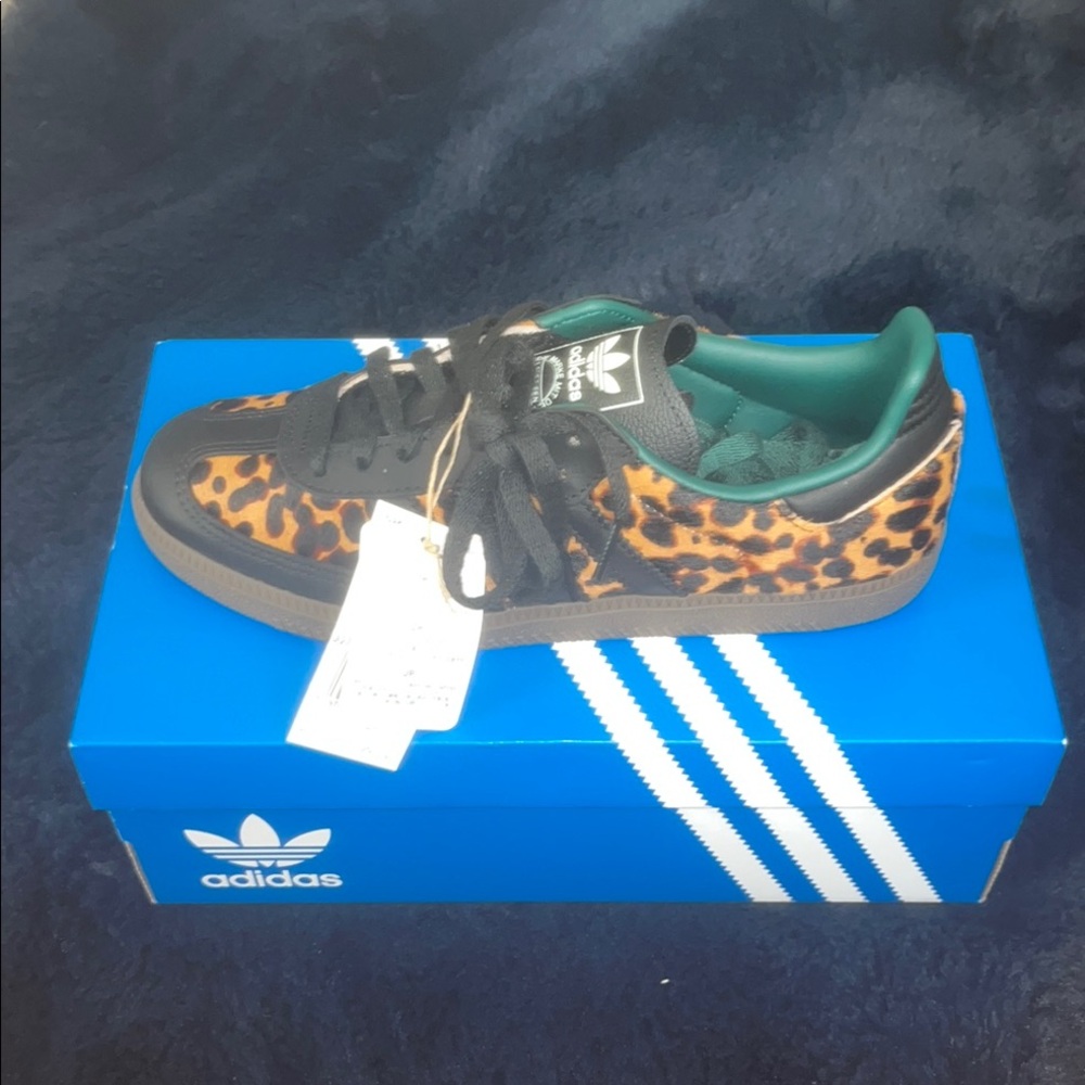 Adidas Leopard Print Sneakers